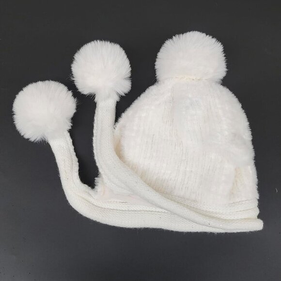 Women Baise Winter Sherpa Beanie Hats Knit Ear Flaps Peruvian Cover Ears main image 9